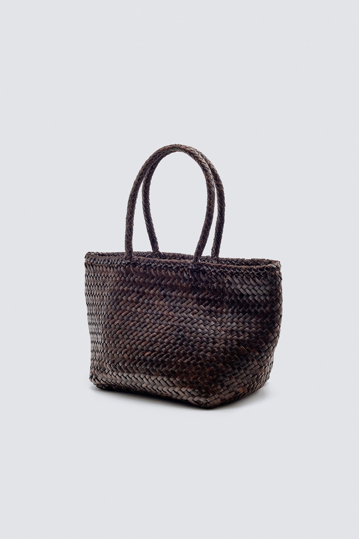 DRAGON DIFFUSION GRACE BASKET SMALL DARK BROWN