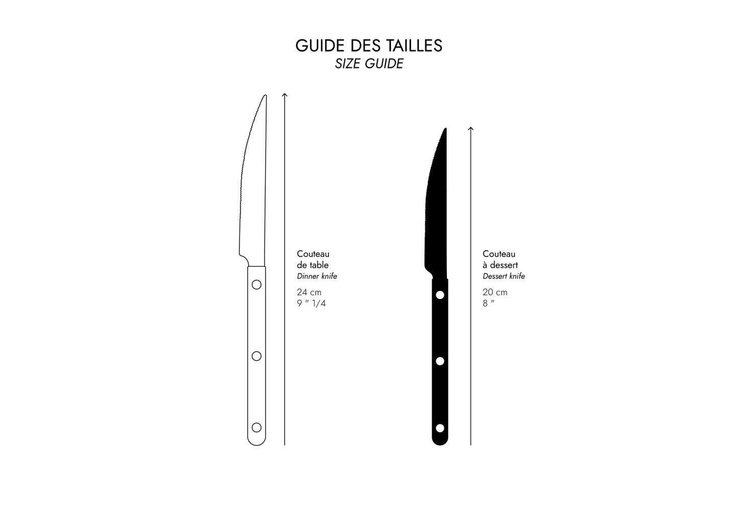 Sabre Paris- Bistrot Unifarben Dessertmesser Nude-Rosa