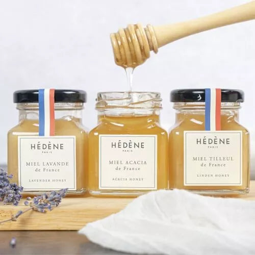 Hédène – Trésors de la Ruche Geschenkbox (Lavendel, Akazie & Linde)