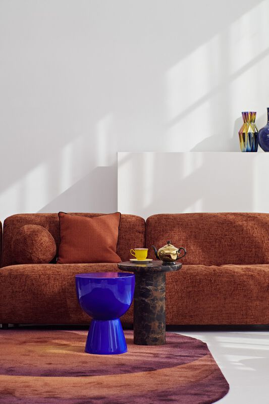 Polspotten-Tip Tap Hocker -Dark Blue