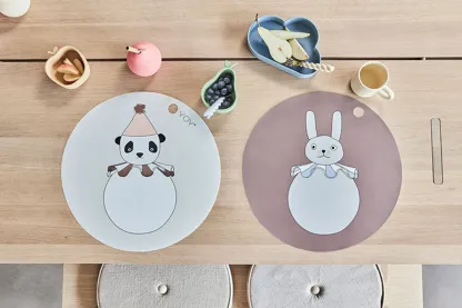 OYOY LIVING DESIGN-Tischset Hase Pompom