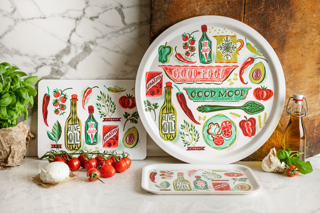 Jamida Asta Barrington Good Food - Tray _ 39cm
