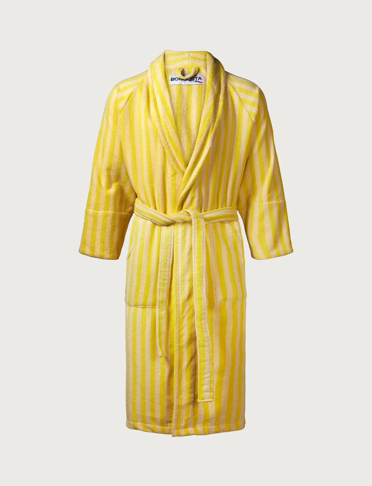 Bongusta - Naram Bathrobe - pristine & neon yellow