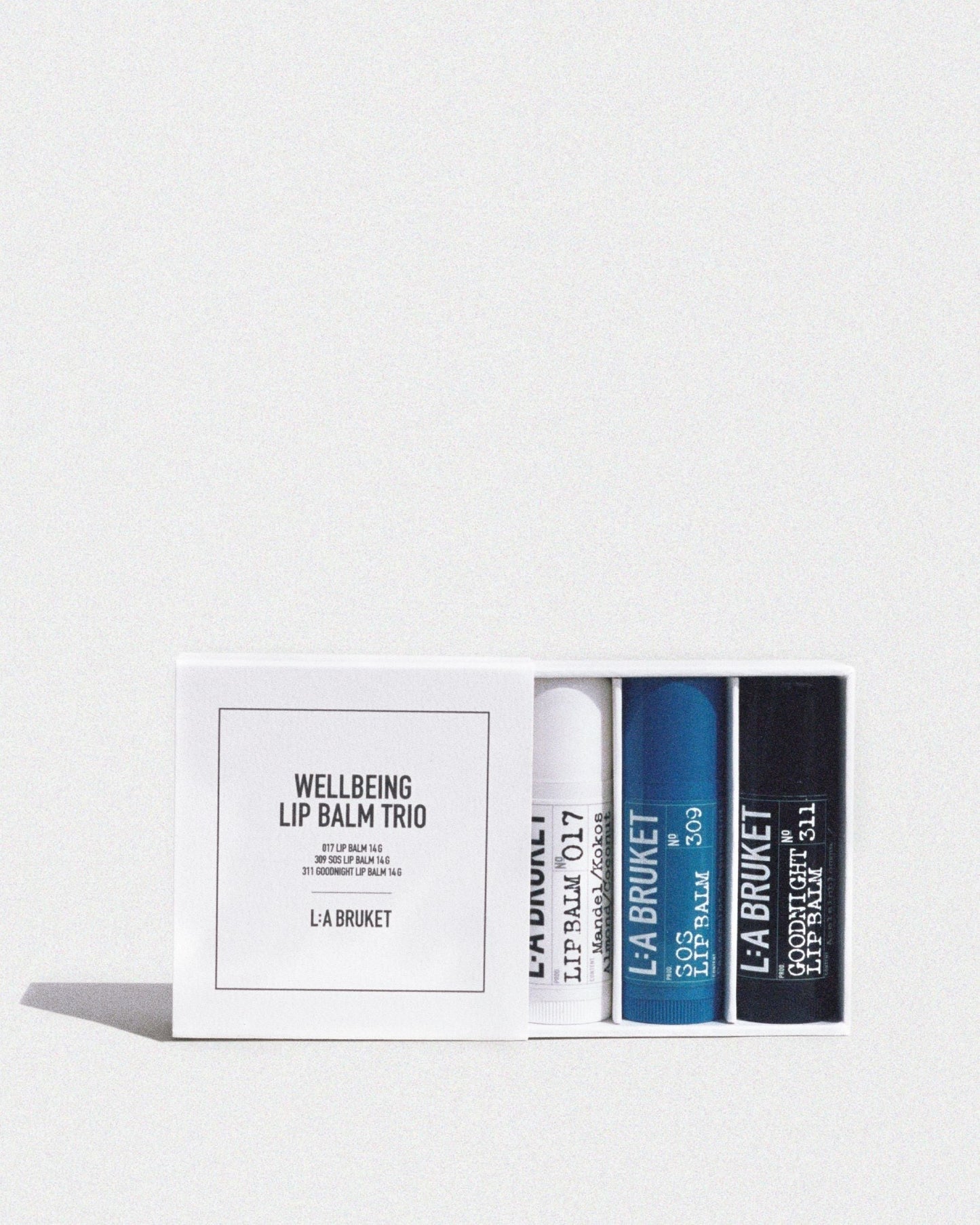 L:A BURKET-Wellbeing Lip Balm Trio