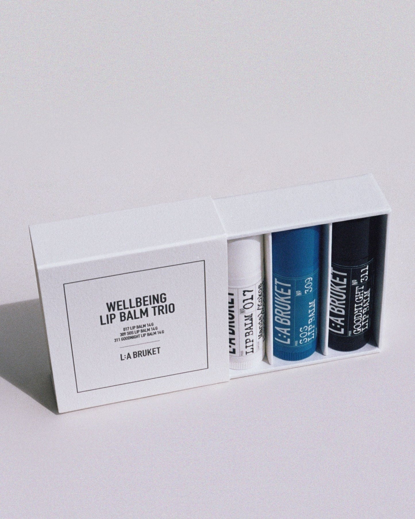 L:A BURKET-Wellbeing Lip Balm Trio