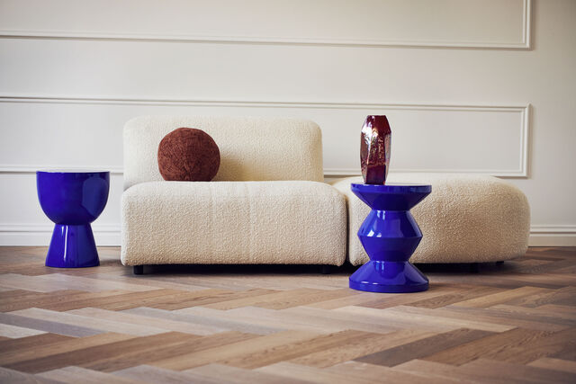 Polspotten-Tip Tap Hocker -Dark Blue