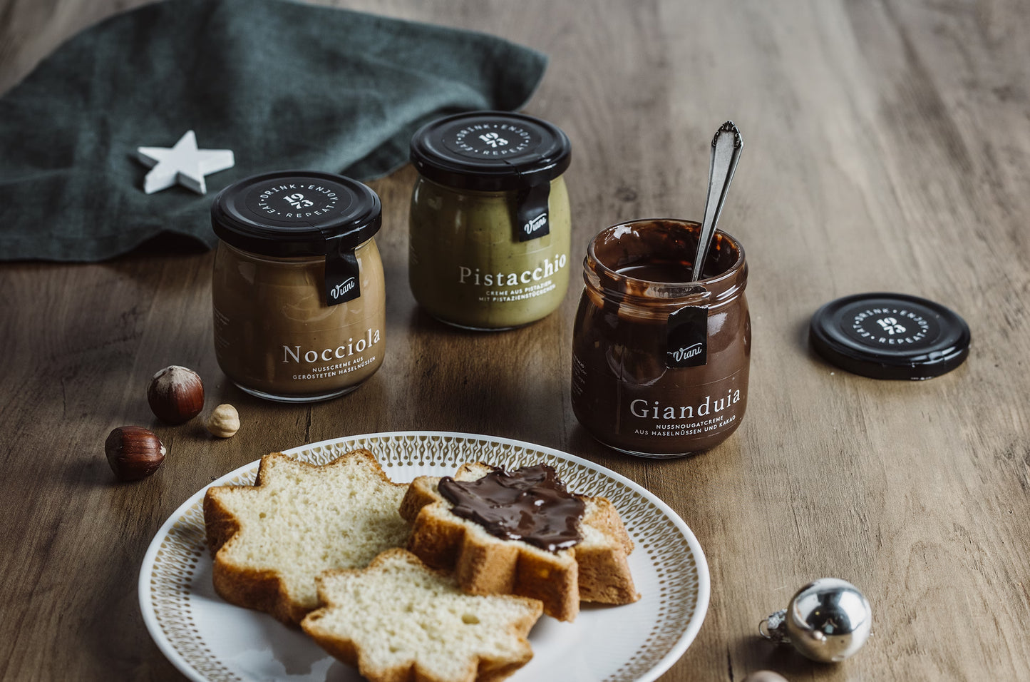 Viani Creme aus Pistazien mit Pistazienstückchen