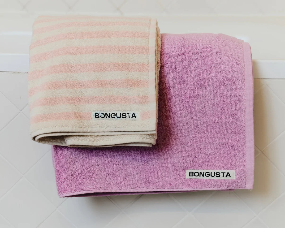 Bongusta - Naram Hand Towels - tropical & creme