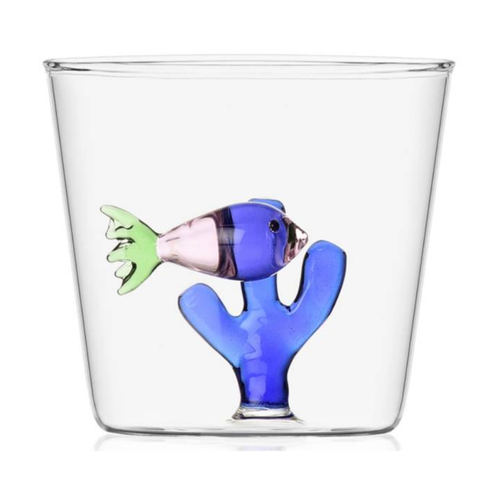 Icendorf - MARINE GARDEN - Tumbler pink fish - blue seaweed