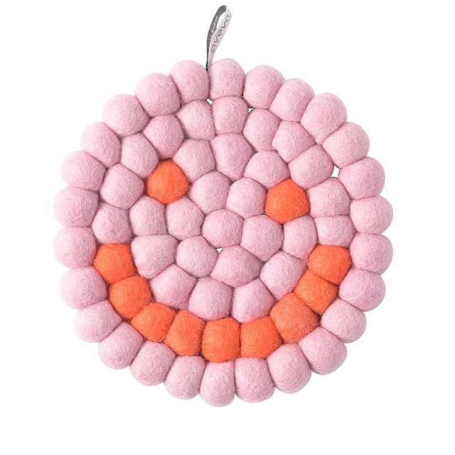 aveva Smiley trivets-Raspberry