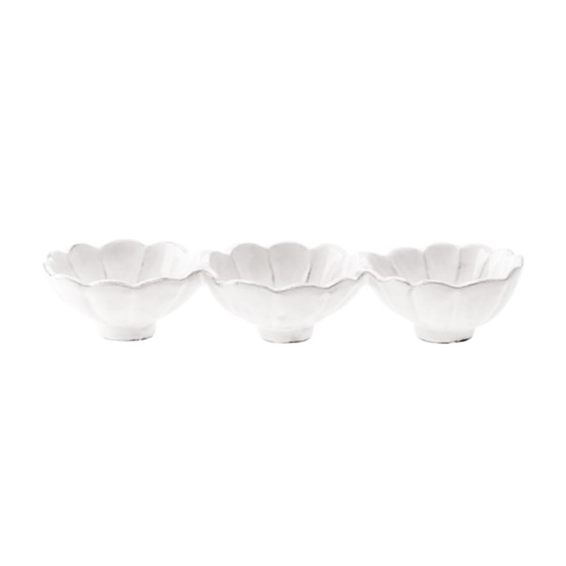 VBC CASA Scallop sm 3 part server 31cm x10cm