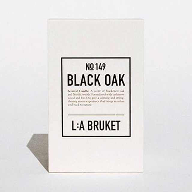 L:A BURKET- No.149 Duftkerze Black Oak - 260 g
