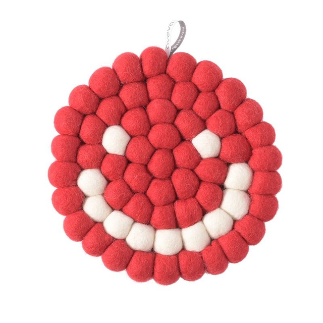 aveva Smiley trivets-Red