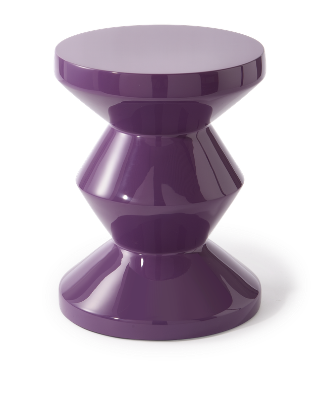 Zig Zag Stuhl-Dunkelviolett
