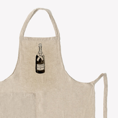 Série Limitée Louise – Schürze Champagne – Natur