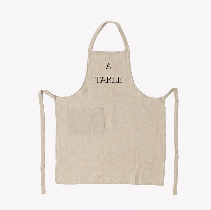 Série Limitée Louise – Schürze À Table – Natur