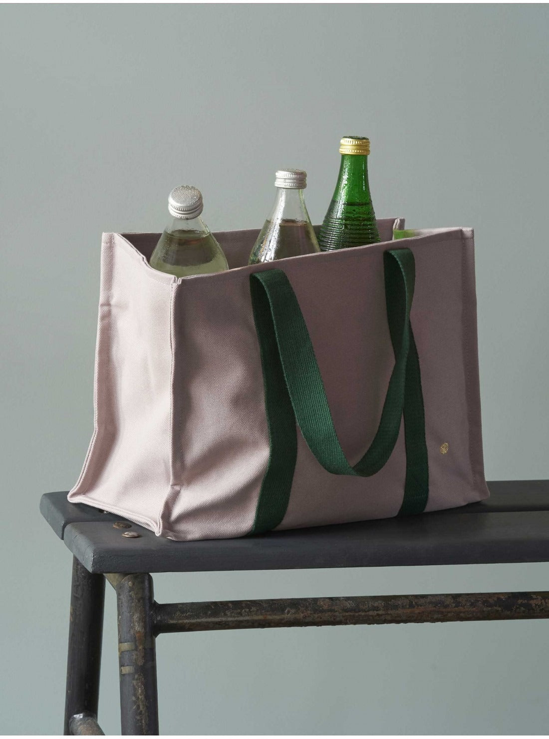 La Cerise sur le gâteau - Water repellent daily bag - Poivre rose 100% organic cotton