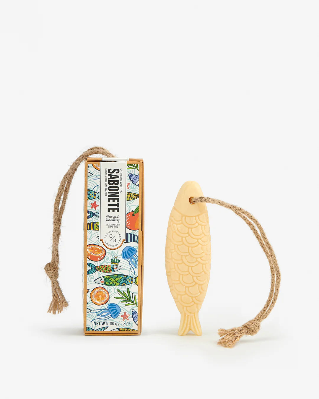 Castelbel Sardine Soap Orange & Rosemary 80g