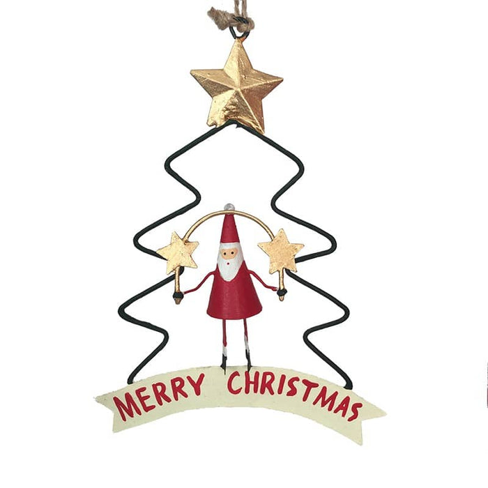 Santa in Christmas tree - Kingsize
