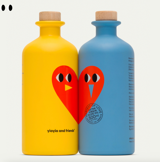 YIAYIA & FRIENDS Extra virgin olive oil – Harvest of Love 500 ml x2