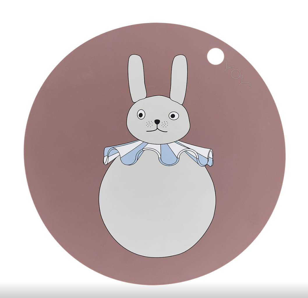 OYOY LIVING DESIGN-Tischset Hase Pompom