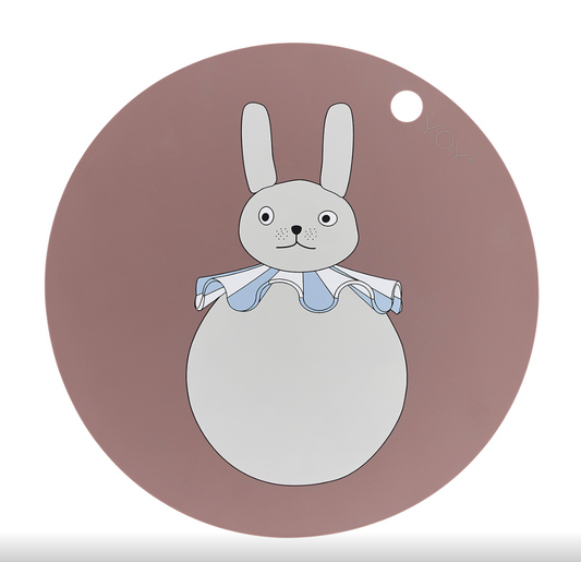 OYOY LIVING DESIGN-Tischset Hase Pompom