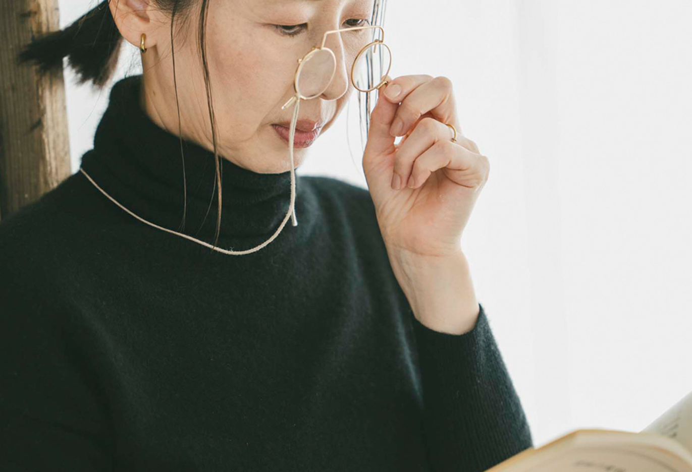 Ciqi CIRCLE – Lesebrille(Leselupe)als Anhänger +1,50 - Steel