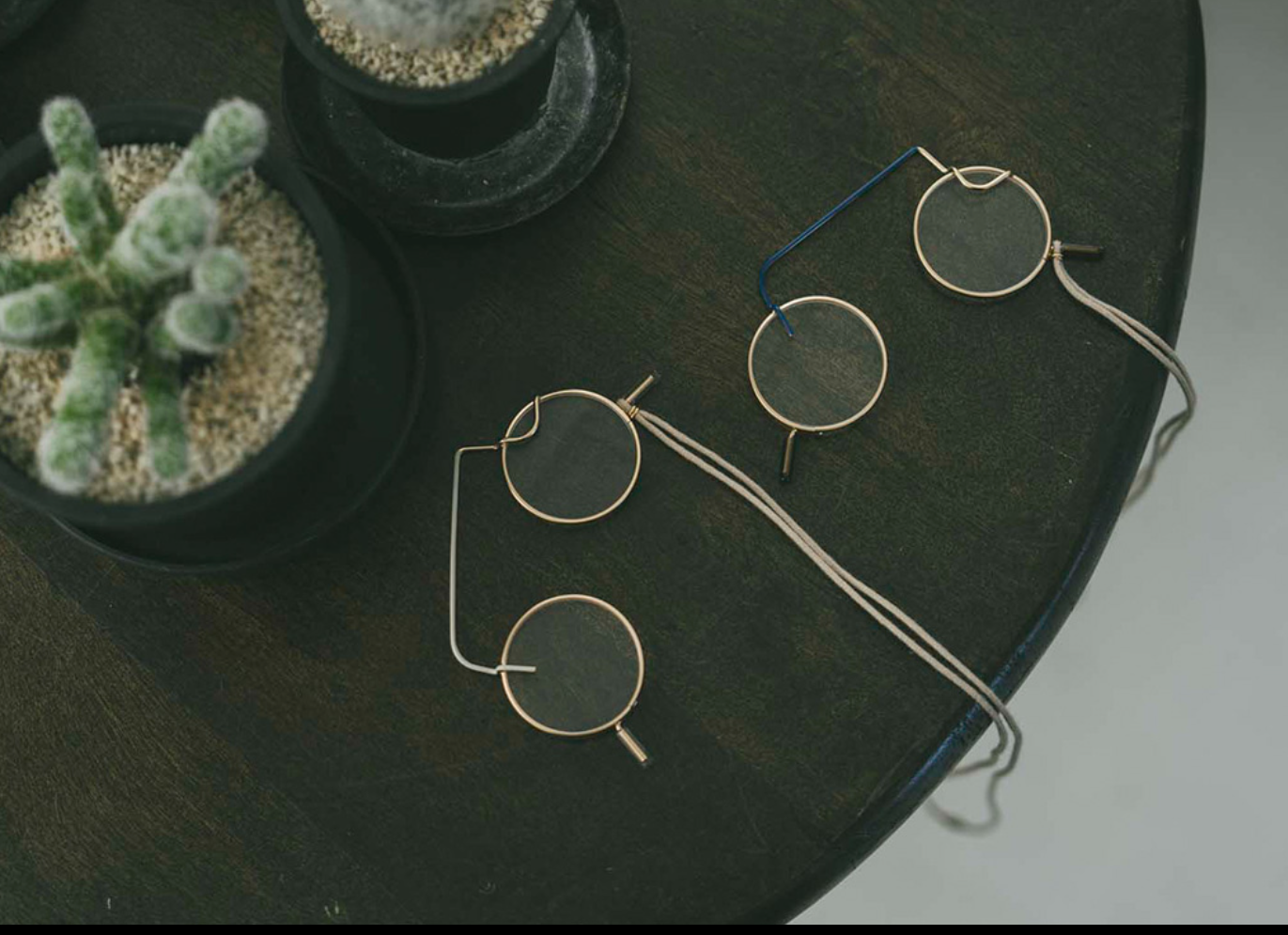 Ciqi CIRCLE – Lesebrille(Leselupe)als Anhänger +1,50 - Steel