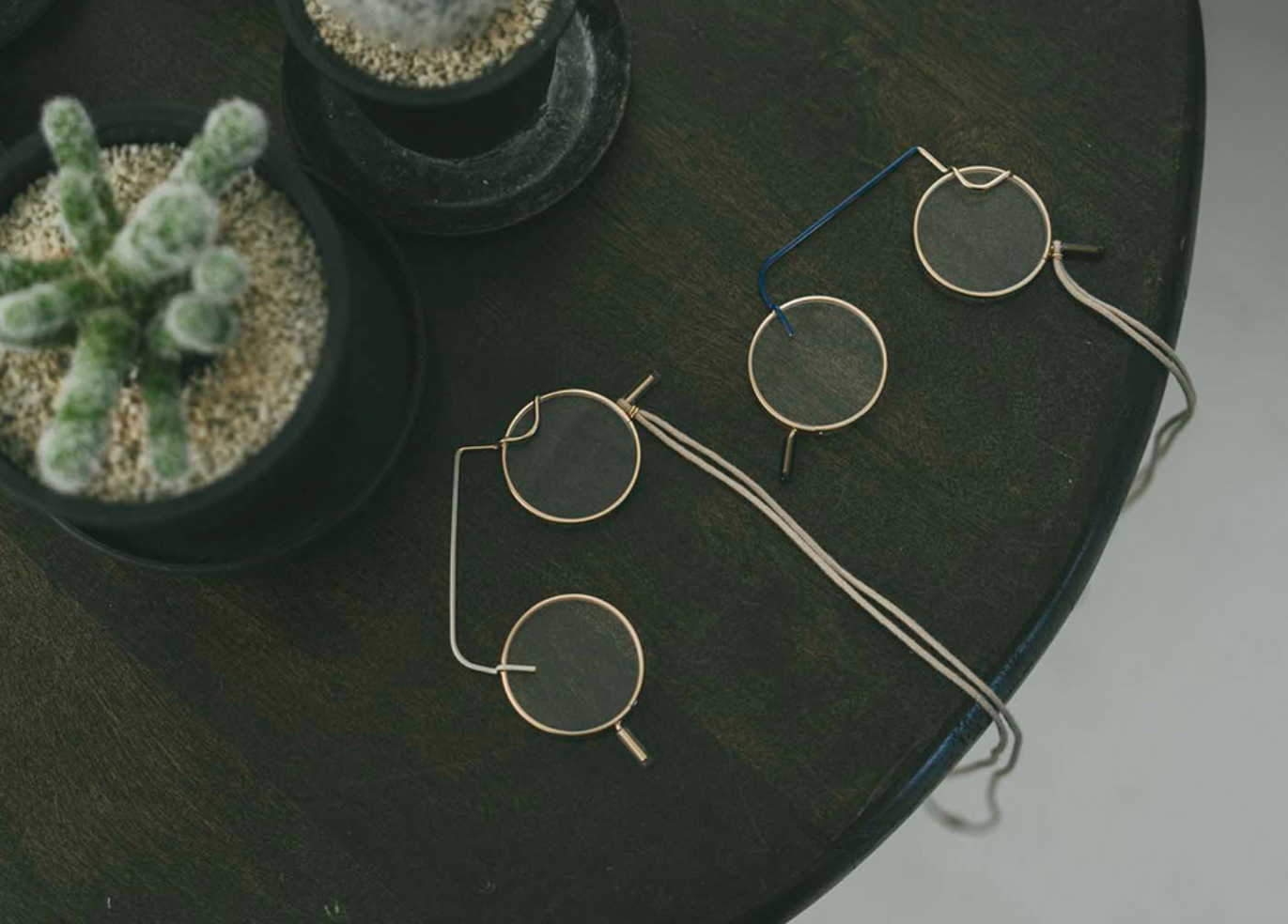 Ciqi CIRCLE – Lesebrille(Leselupe)als Anhänger +1,50 - Steel