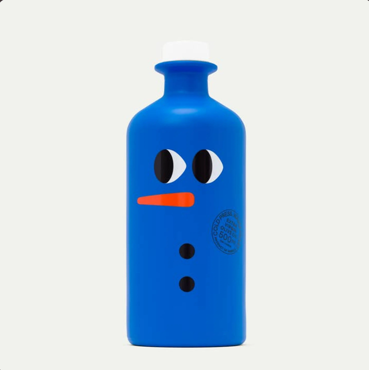 YIAYIA & FRIENDS – Natives Olivenöl extra, Snowman Edition in Geschenkbox 500 ml
