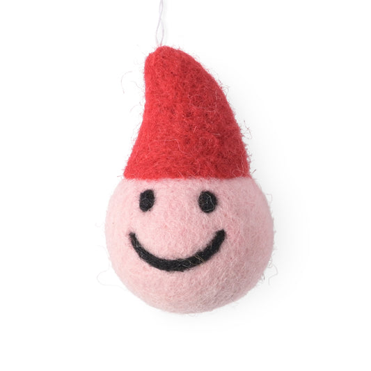aveva LITTLE HANGINGS, SMILEY SANTA, red