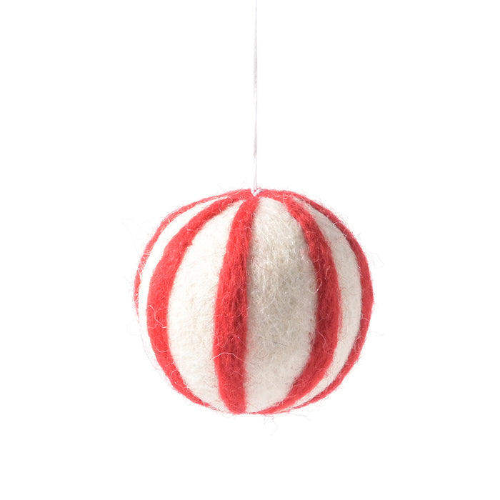 aveva LITTLE HANGINGS, ORNAMENT, POLKA-BALL, red/white