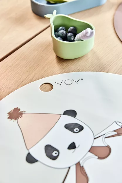 OYOY LIVING DESIGN-Tischset Panda Pompom