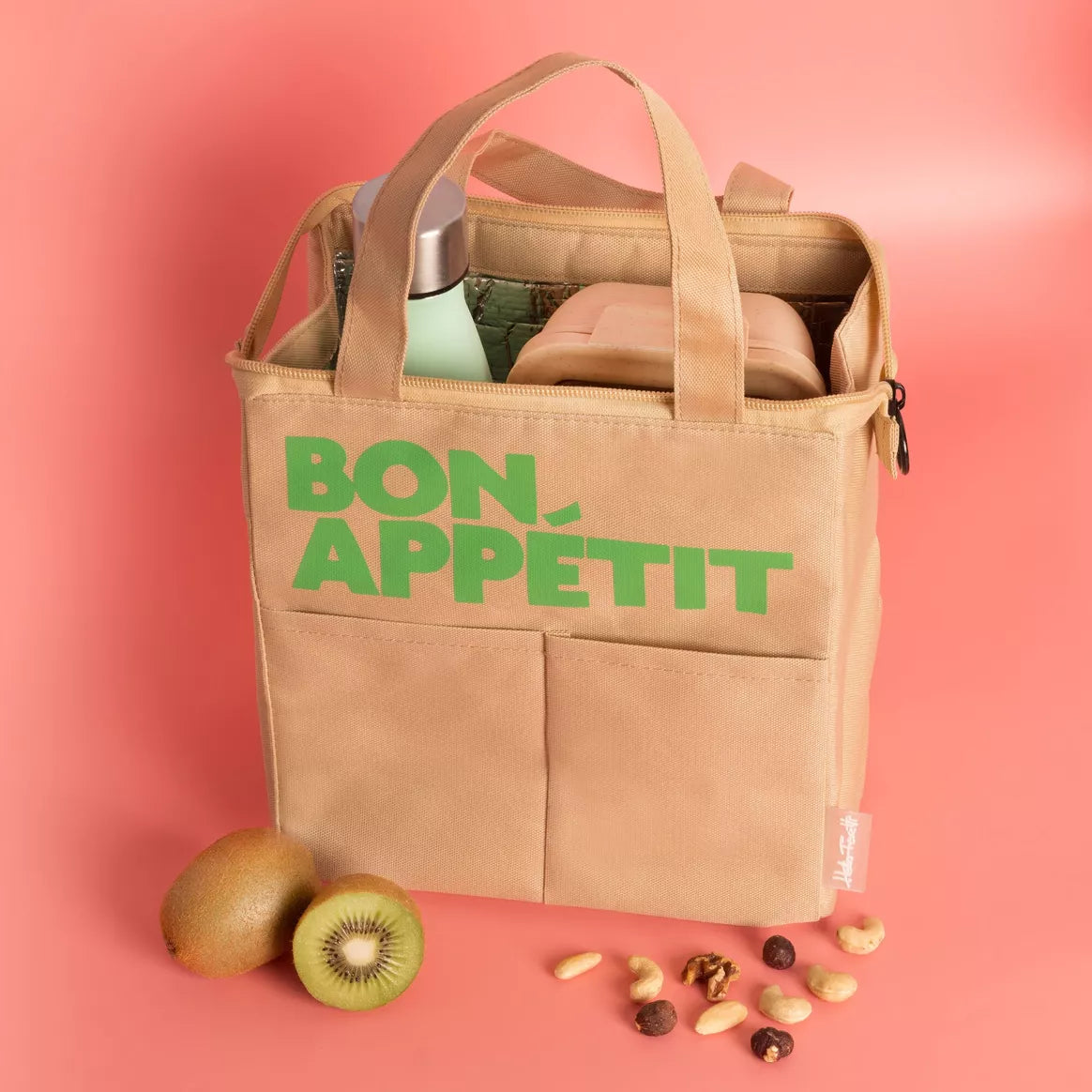 BON APPÉTIT ISOTHERMIC LUNCH BAG -CAMEL