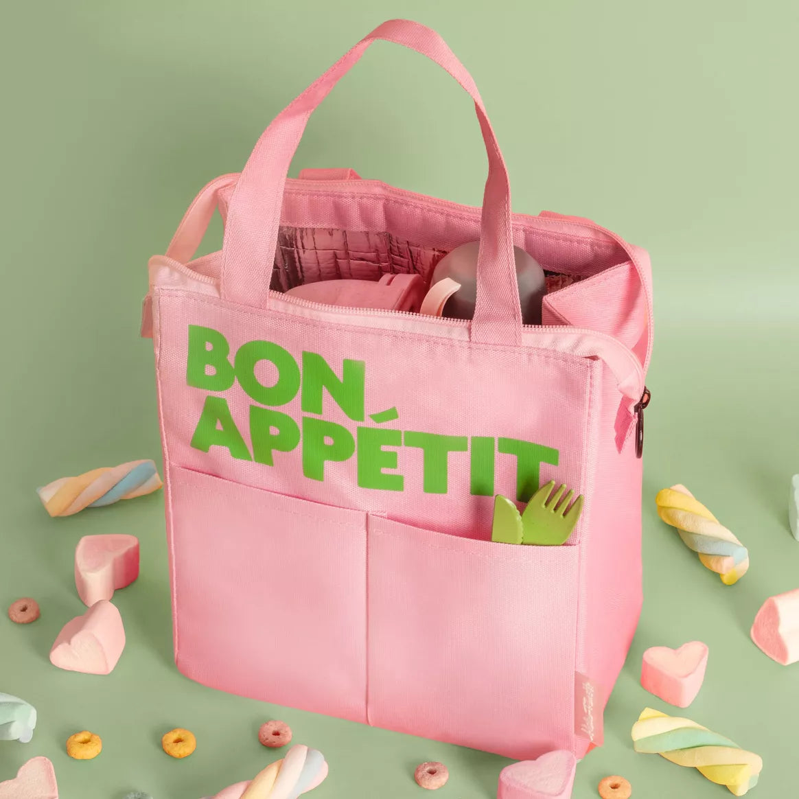 BON APPÉTIT ISOTHERMIC LUNCH BAG -Pink