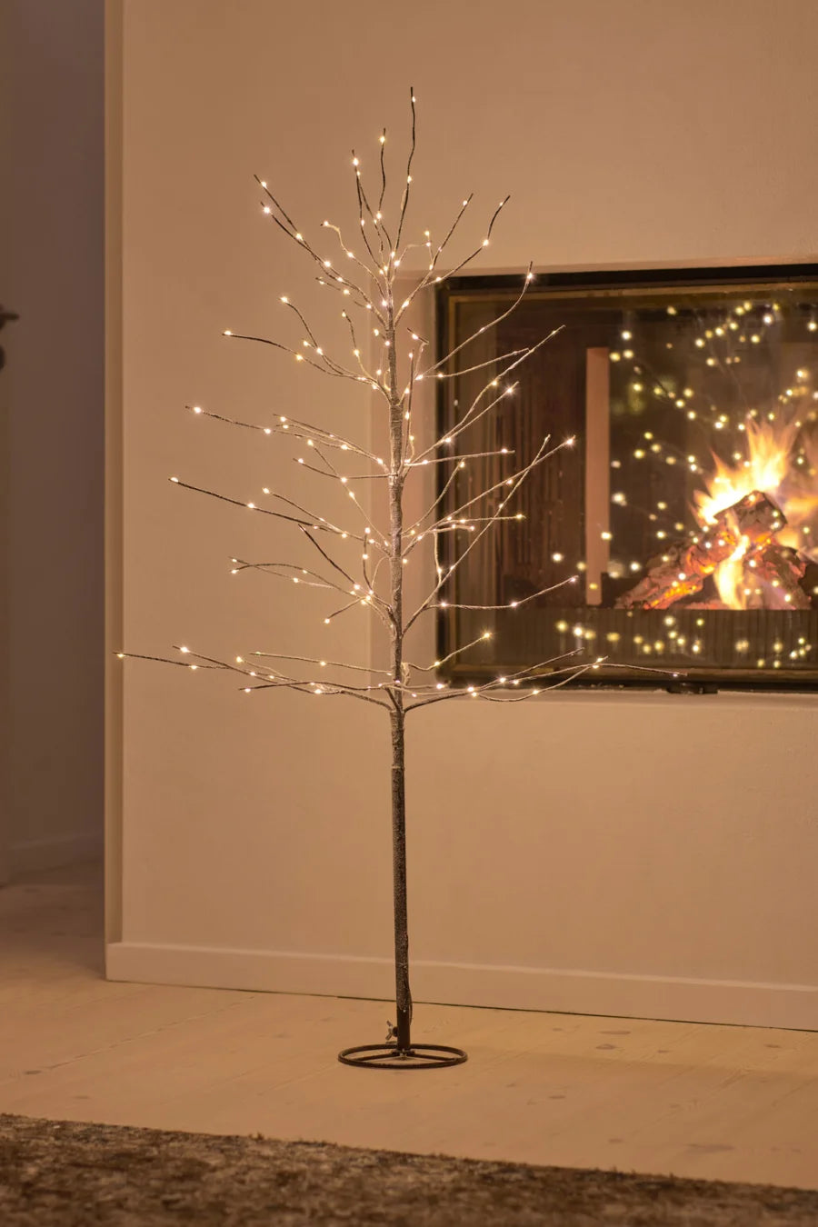 SIRIUS Kira Tree 1.8m, Brown/Snowy - 280 LED