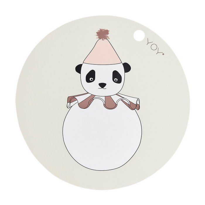 OYOY LIVING DESIGN-Tischset Panda Pompom