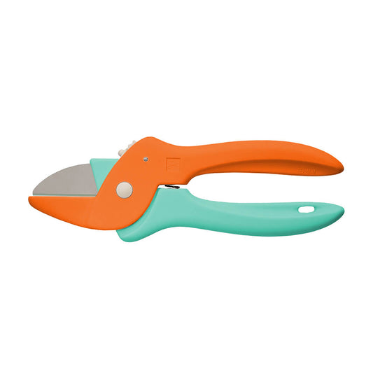 Paul Scherenmanufaktur -Blumenschere Mix & Match Orange-Tuerkis