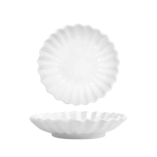 VBC CASA Pleated Individual soup plate cm22x4H