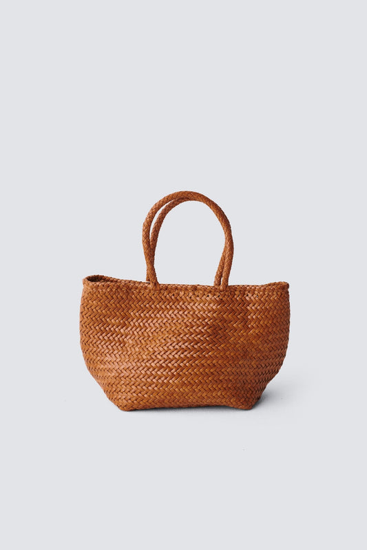 DRAGON DIFFUSION GRACE BASKET SMALL TAN