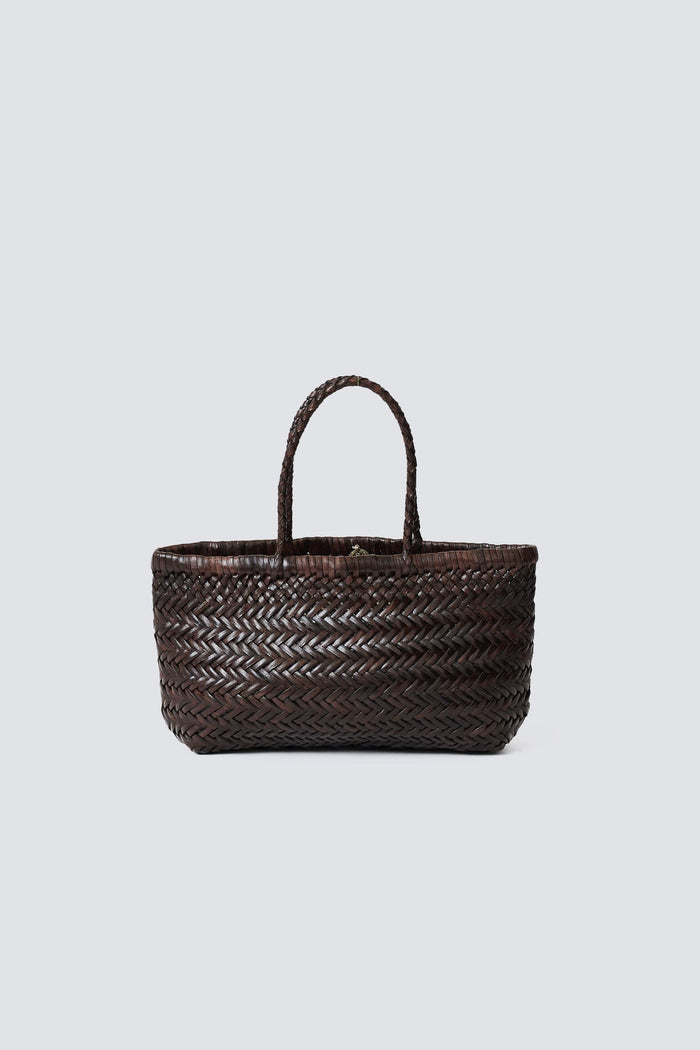 DRAGON DIFFUSION MINI FLAT GORA DARK BROWN