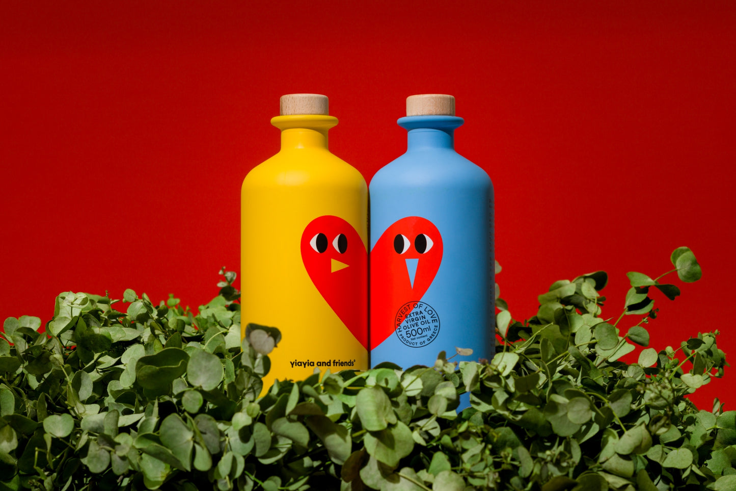 YIAYIA & FRIENDS Extra virgin olive oil – Harvest of Love 500 ml x2