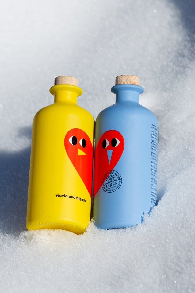 YIAYIA & FRIENDS Extra virgin olive oil – Harvest of Love 500 ml x2