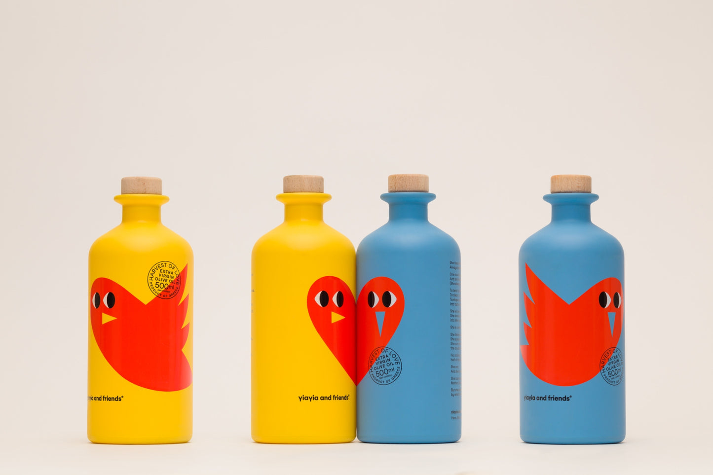 YIAYIA & FRIENDS Extra virgin olive oil – Harvest of Love 500 ml x2