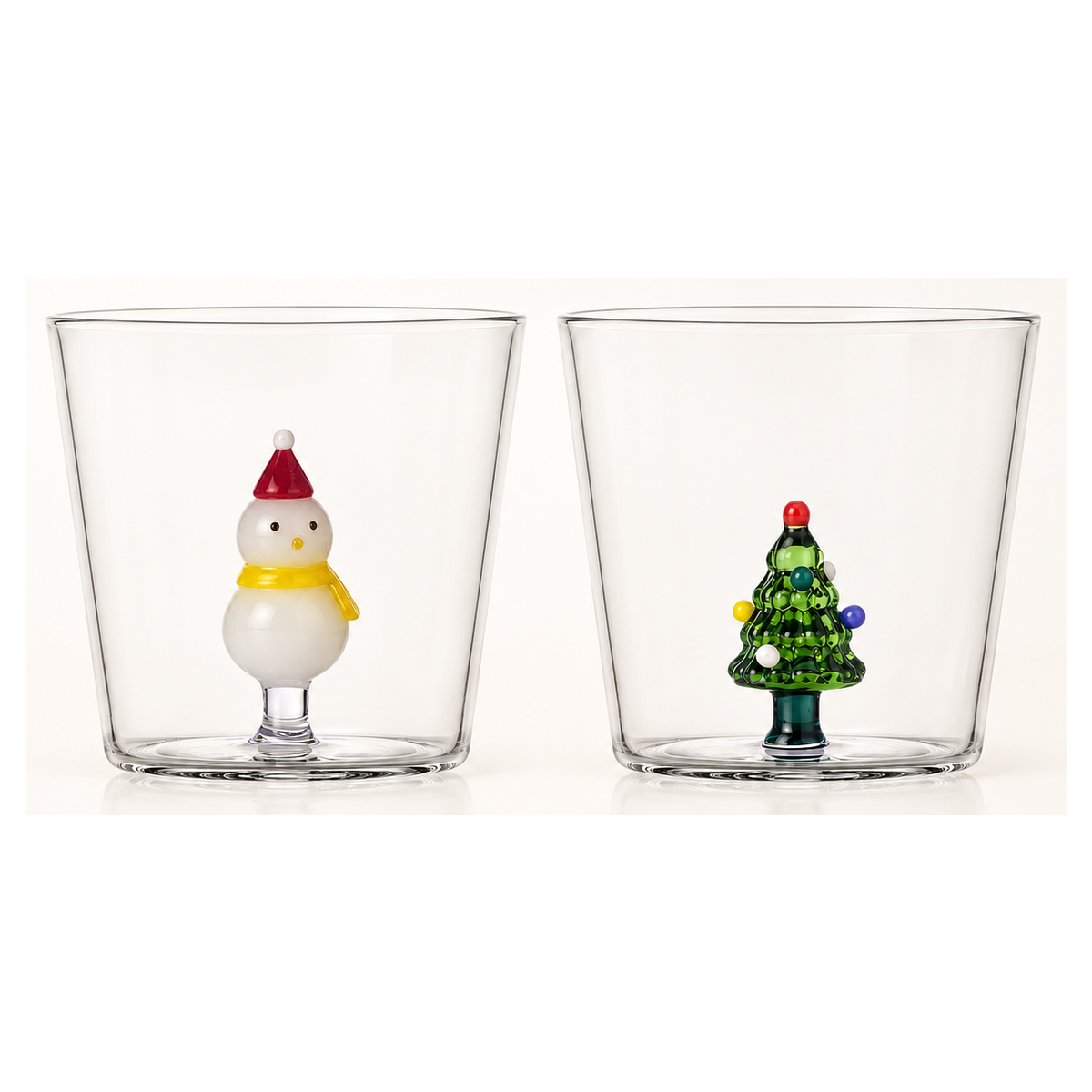 Ichendorf Christmas Tales 2er-Set – Schneemann und Weihnachtsbaum, KI-gestützte Zusammenstellung.