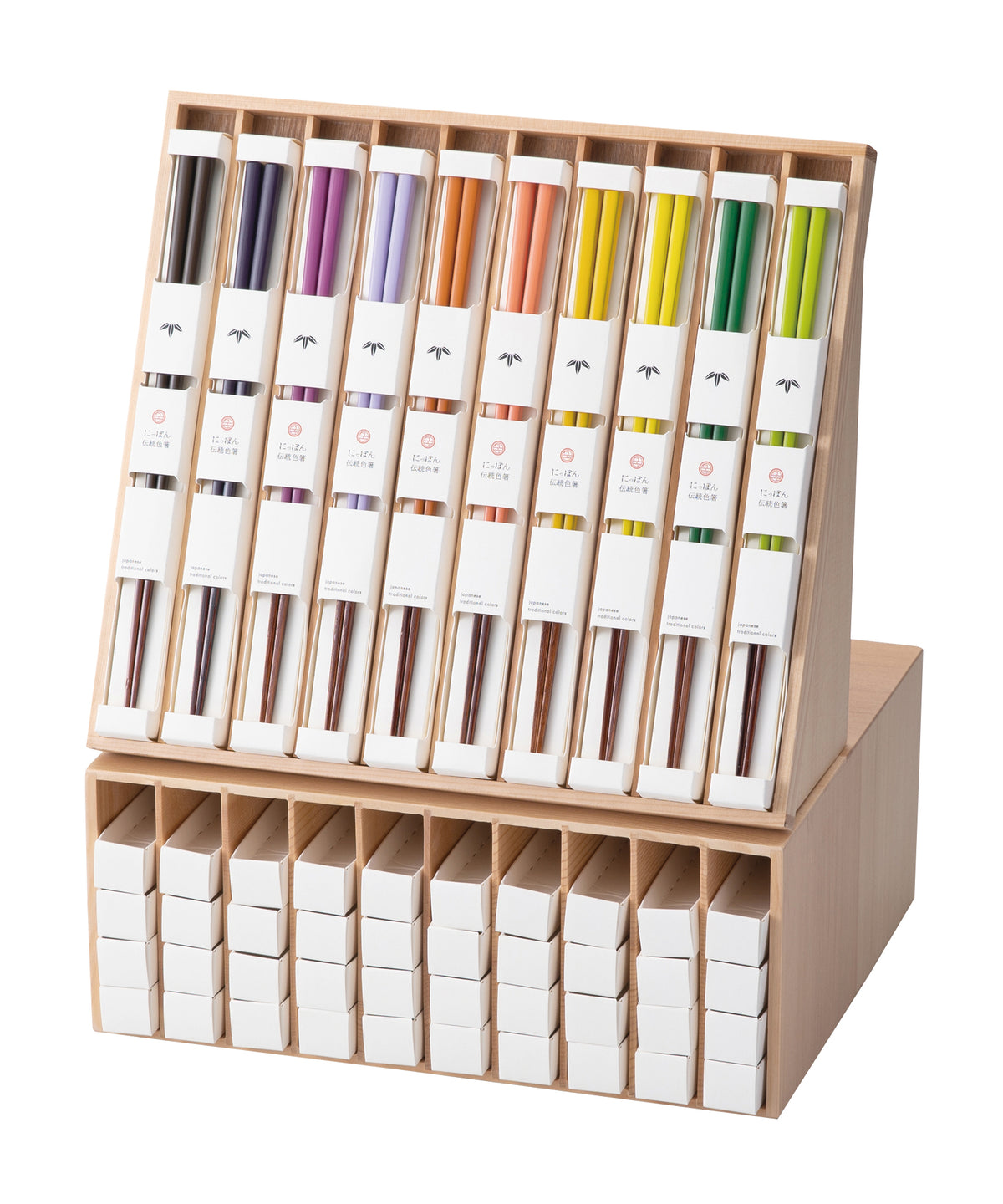 Japanische Essstäbchen – traditionelle japanische Farben