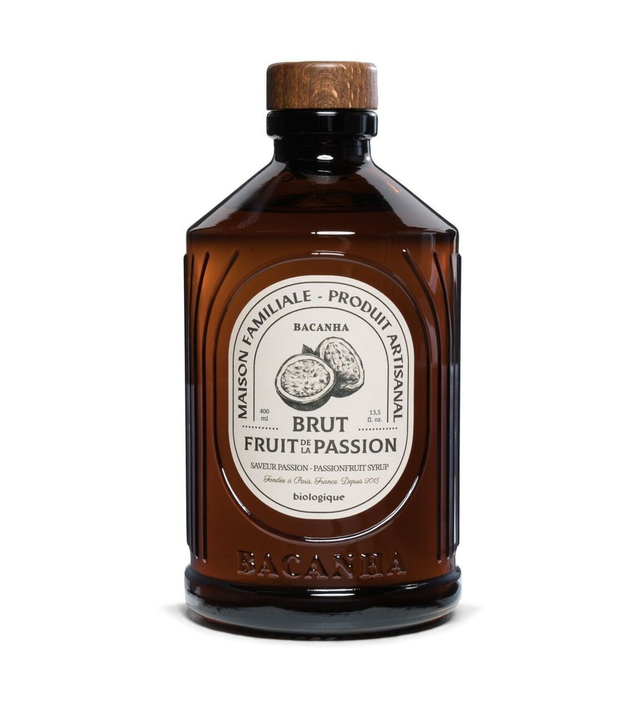 Bacanha Sirop Brut Roher organischer Passionsfruchtsirup