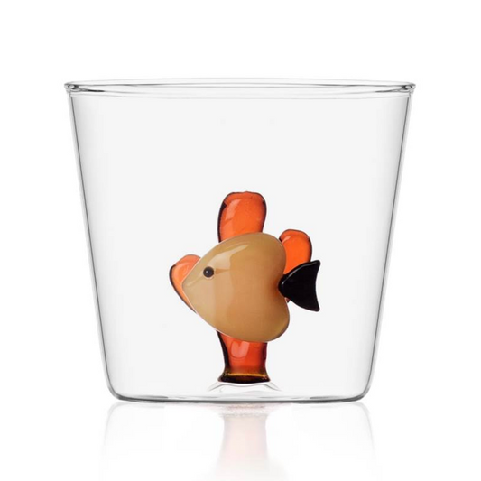 Icendorf - MARINE GARDEN - Tumbler yellow fish - amber seaweed