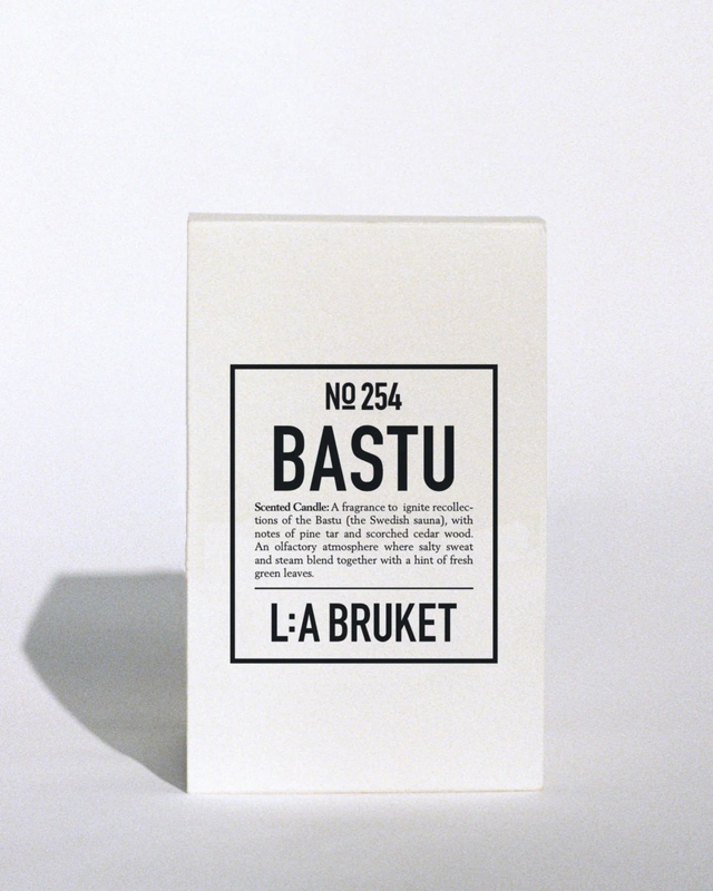 L:A BURKET- No.254 Duftkerze Bastu - 260 g