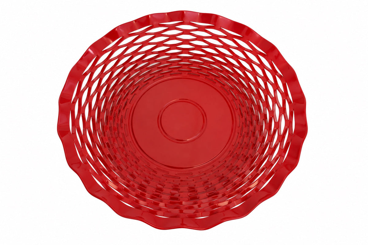Roger Orfèvre Brotkorb rund – red